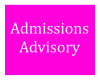Admissions Advisory Undergrad - Click Image to Close